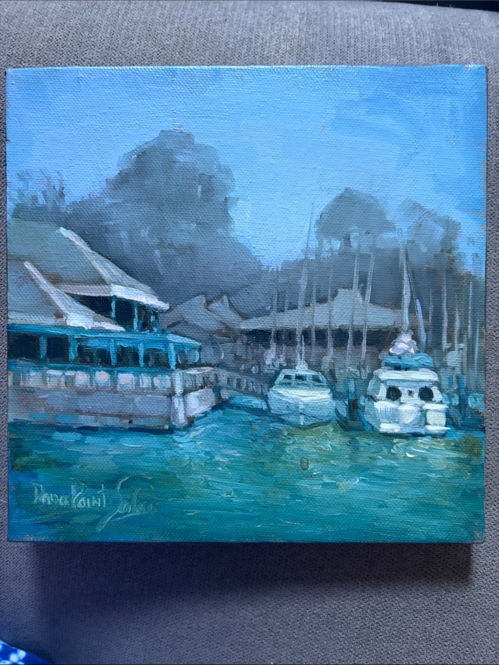 Wind and Sea ⛵️Dana Point Harbor Blue Harbor Giclee
